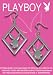 Officially Licensed PLAYBOY EARRING DIAMOND WITH BUNNY HEAD