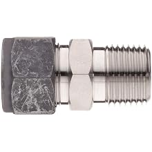 Parker CPI FBZ-SS Series 316 Stainless Steel Compression Tube Fitting, Adapter, Tube OD x NPT Male