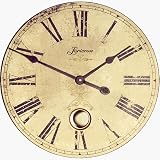 Pendulum Wall Clock with Roman Numerals by Loricron Clocks
