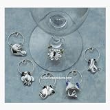 Sterling Silver Wine Glass Markers