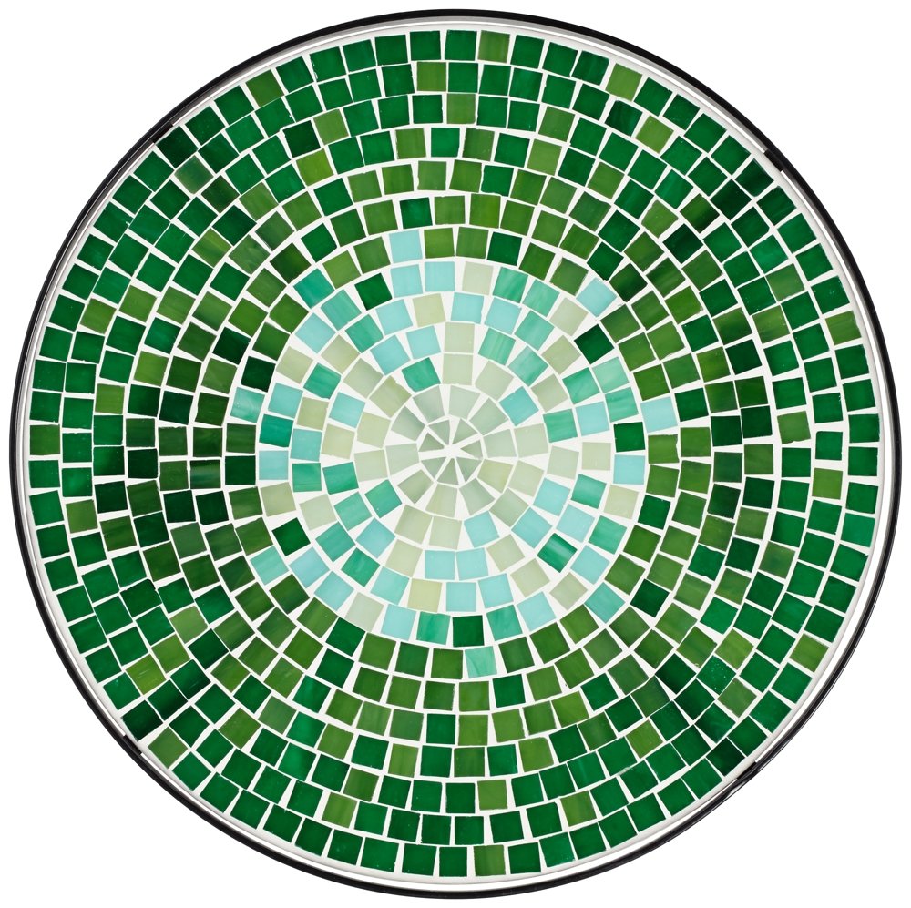 Bella Green Mosaic Outdoor Accent Table