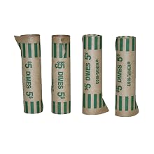 The Coin-Tainer Co. Preformed Coin Wrappers, Dime, 1000 count (20010)