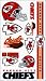 NFL Temporary Kansas City Chiefs Tattoo