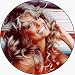 Farrah Fawcett - Head Shot on Blanket - 2 1/4