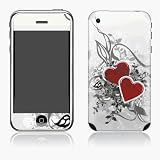 VCM DesignSkin für Apple iphone 3G/3Gs, Design-Folie Hearts [import allemand]