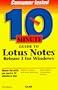 10 Minute guide to Lotus Notes for Windows