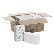 Georgia-Pacific Signature 23000 White 2-Ply Premium C-Fold Paper Towel, 13.2" Length x 10.1" Width (Case of 12 Packs, 120 per Pack)