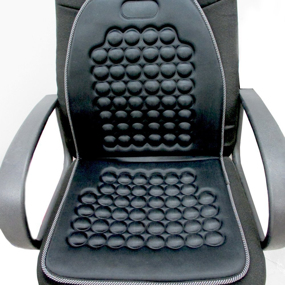 Zone Tech Black Bubble Seat Cushion Black eBay