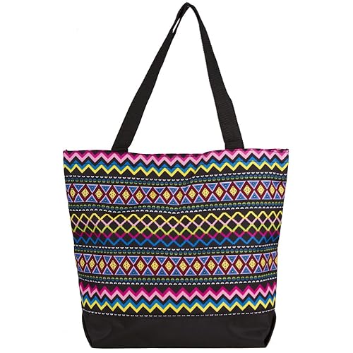 Zebra Damask Peace Polkadot Tote Bag