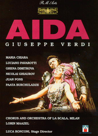 CD-Charts  DVD : Verdi - Aida / Maazel, Chiara, Pavarotti, La Scala