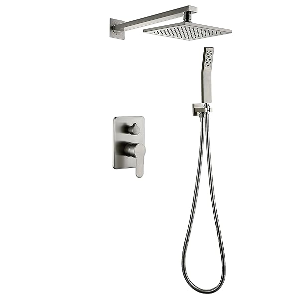 Brushed Nickel Premier 3552595 Sanibel Three Handle Tub Shower
