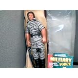2001AggloCorp.Ltd.AggloOfficialMilitaryForceActionFigureWithAccessorieswithMoveableArms,Legs,NeckItemNo.CF614(Greyish/BrownishStripeUniformVersion)