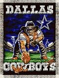 71XXE68WVGL. SL160  Dallas Cowboys NFL 48x60 3 Point Stance Throw Blanket