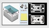 Single Gang Wall Mount Surface Mount Box, Fits Any Standard Wallplate, White