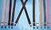 Women's Black Basic Elastic Suspender with Silver Finish Hardware