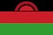 Malawi Flag Acrylic Keyring Key Ring 7.5 X 5cm