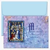 Religious Stained Glass Boxed Christmas Cards