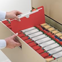 Smead Jacket, Letter, Straight, Flat, Red, 100 per Box (75509)