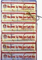 Case of 12 Livin' La Vida Low-Carb Bars - 1.8 oz. each - Sugar Free Dark Chocolate Raspberry Bars from Jimmy Moore and ChocoPerfection WITHOUT MALTITOL!