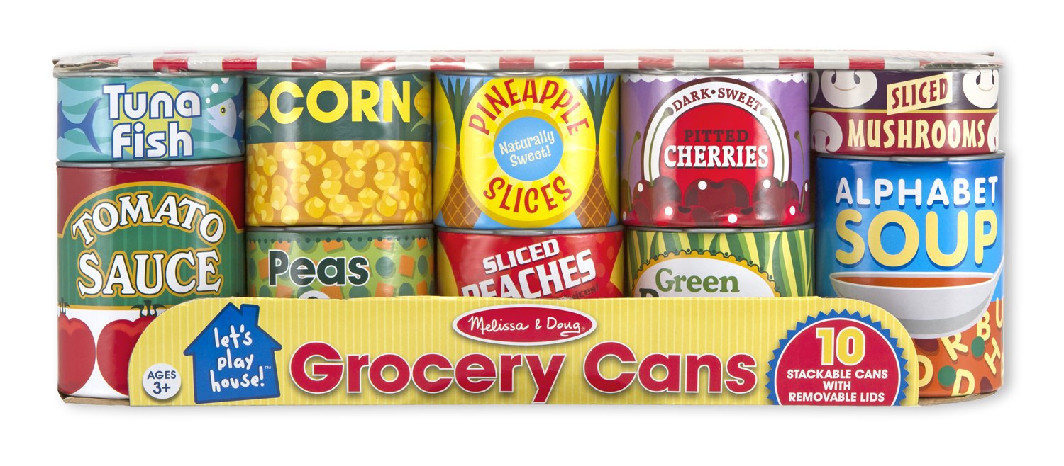 & Doug Let's Play House! Grocery Cans