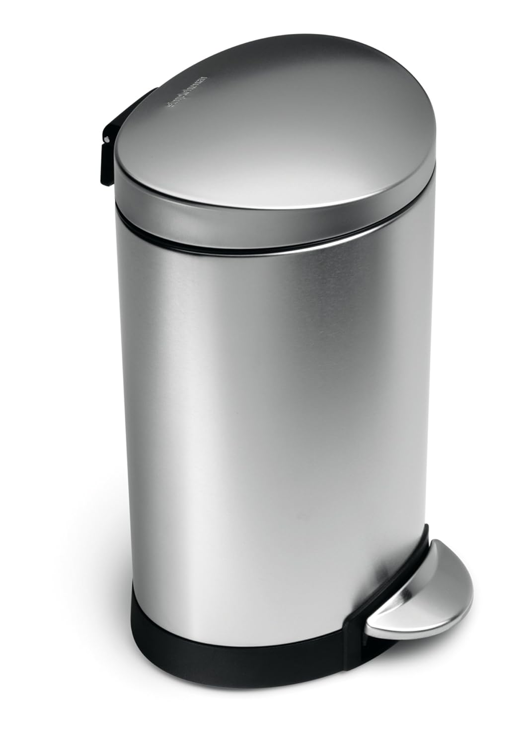 Stainless Steel Kitchen Trash Can Garbage Waste Bin Pedal Lid Step Operated NEW eBay