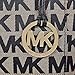 Michael Kors Jet Set Monogram Signature Logo Tote in Black