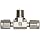 Parker A-Lok 2MBT2N-316 316 Stainless Steel Compression Tube Fitting, Tee, Tube OD x NPT Male x Tube OD