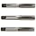 Union Butterfield 1700S High-Speed Steel Hand Tap Set, Uncoated (Bright) Finish, Round Shank with Square End, 3-Piece Set (1 Taper, 1 Plug, 1 Bottoming Chamfer)