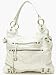 Linea Pelle Dylan Patchwork Tote in White
