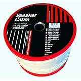 Monster Cable SFLM-500 SuperFlat Mini Navajo White Easy-to-Hide Speaker Cable 16 Gauge 500-Feet Spool (Discontinued by Manufacturer)