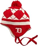NHL Men's Team Classics Tassel Knit Hat (Detroit Red Wings, One Size Fits All), Red/Natural