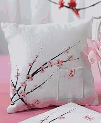 Weddingstar 8693 Cherry Blossom Square Ring Pillow