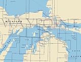 14886--INLAND ROUTE MICHIGAN CHEBOYGAN