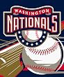 Washington Nationals Royal Plusch Raschel Throw Blanket - MLB Baseball Fan Shop Team Merchandise