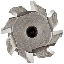 Niagara Cutter TS109 T-Slot Shank Type Cutter, High Speed Steel, Uncoated (Bright), Weldon Shank, 10 Helix Angle, 31/32" Cutter Diameter, 8 Tooth, 25/64" Width