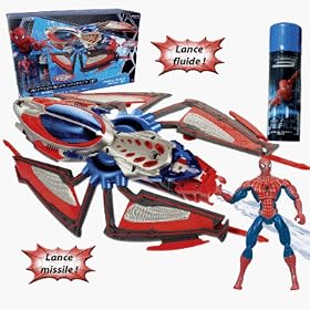 Spider-Man Battle Action Triple Blast Hover Jet by Hasbro
