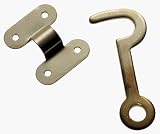 Solid Brass Hook and Staple