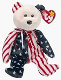 Review Ty Europe TY / TY Spangle the White Face Bear Beanie Baby