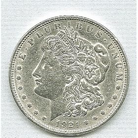 1921-D Morgan Silver Dollar