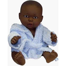 Large Vinyl Anatomically Correct African-American Boy Baby Doll by GET READY KIDS FORMERLY MT&B