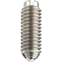 Stainless Steel 303 Set Screw with Spring Ball, Slotted Drive