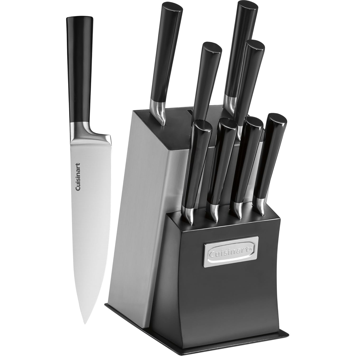 Cuisinart 11Piece Vetrano Collection Stainless Steel Cutlery Knife Block Sets eBay