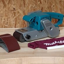 Makita 9924DB 7.8 Amp 3-Inch by 24-Inch Belt Sander with Cloth Dust Bag