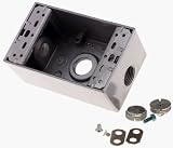 Electrical Boxes: 1/2" Single Gang Aluminum Outlet Box