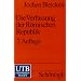 Die Verfassung der R�mischen Republik: Grundlagen und Entwicklung (Uni-Taschenb�cher S)