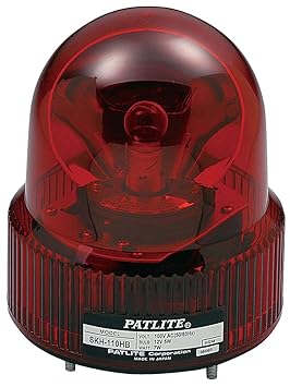 【クリックで詳細表示】ELPA 小型回転灯 レッド SKH-110HB(R)： ホーム＆キッチン