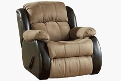 Garrett Mocha Rocker Recliner By Ashley Furniture