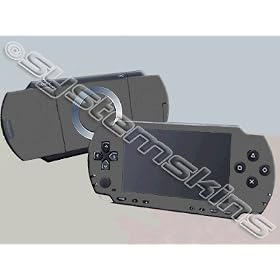 Playstation Portable (PSP) Skin - NEW - GREY system skins faceplate decal mod