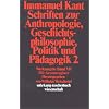 Werkausgabe in 12 B�nden: XII: Schriften zur Anthropologie, Geschichtsphilosophie, Politik und P�dagogik. Register zur Werkausgabe: BD 12 (suhrkamp taschenbuch wissenschaft)