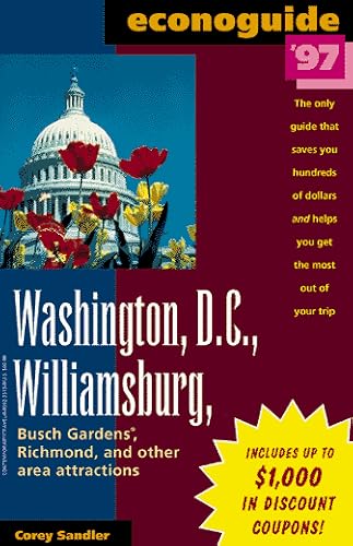 City Travel Guides Discounted  Books : Econoguide 1997 Washington Dc, Williamsburg, Busch Gardens, Richmond and Other Area Attractions